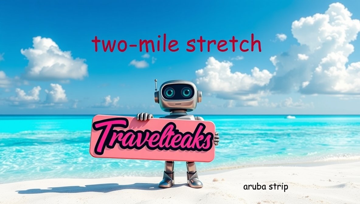 two mile stretch aruba traveltweaks strip beaches
