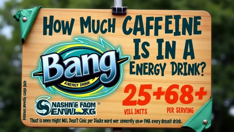 how much caffeine is in a bang energy drink