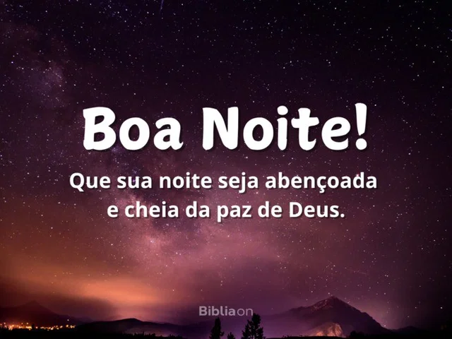 boa noite com deus